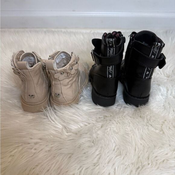 Jessica Simpson Kids Boots in Black and Cream - Picture 6 of 6